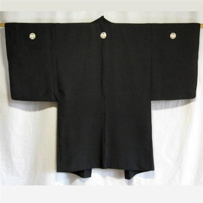 "Lined with Crests" Man's Haori - Kyoto Kimono