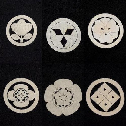 "Lined with Crests" Man's Haori - Kyoto Kimono