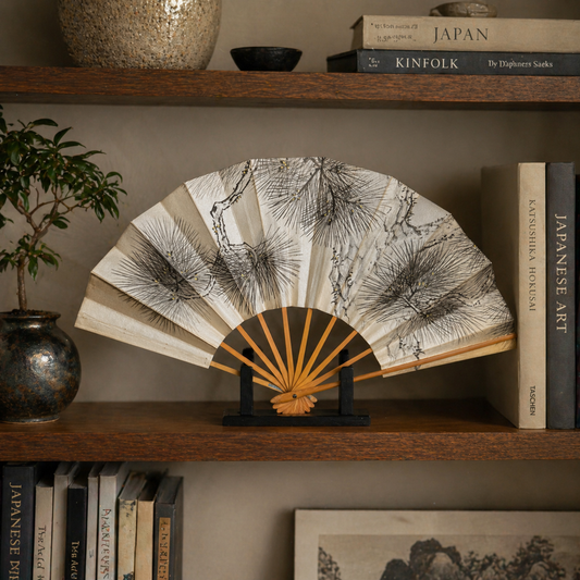 "Matsu Art" Vintage Dance Folding Fan