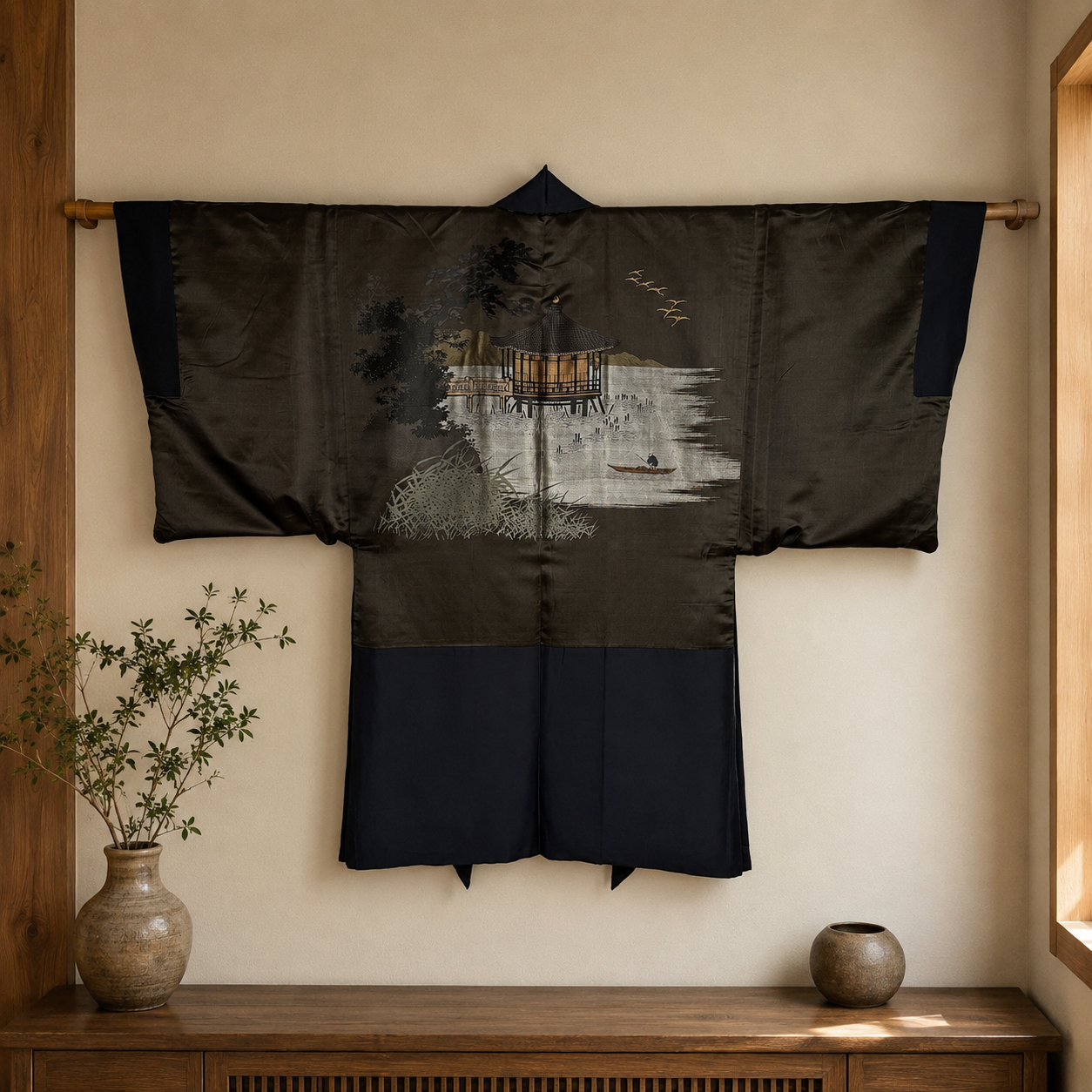 "Still Waters" Vintage Man's Haori