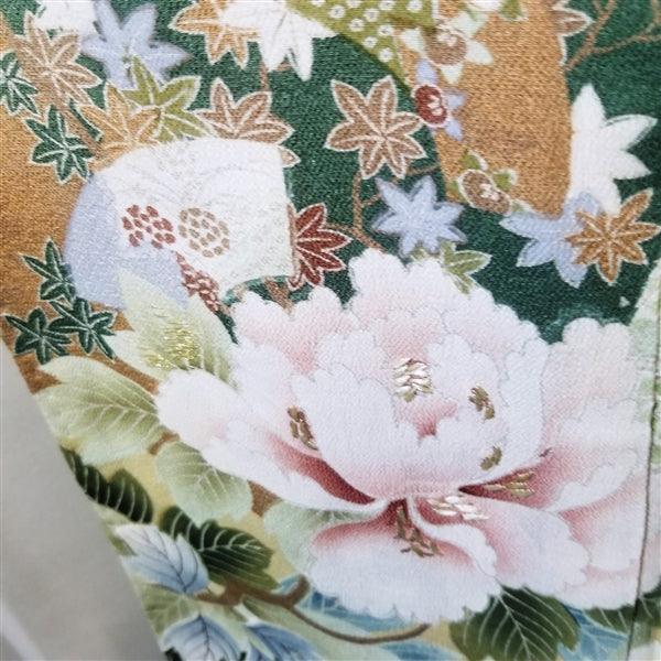 "Mirror Design" Vintage Kimono - Kyoto Kimono
