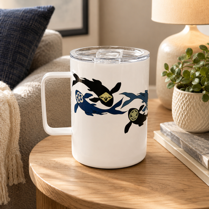 "Crested Koi" Japanique Insulated Mug