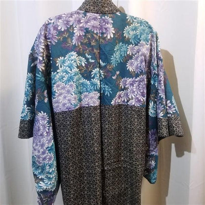 "Oshima Cotton" Vintage Japanese Haori - Kyoto Kimono