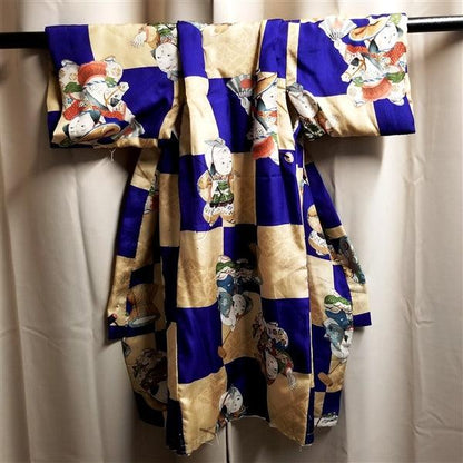 "Padded Robe" Vintage Boy's Kimono - Kyoto Kimono