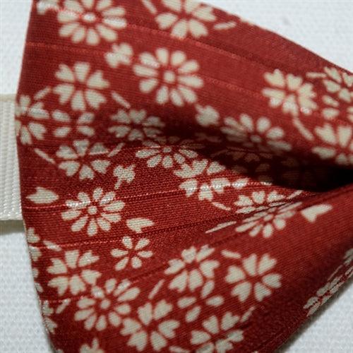 "Persimmon Sakura" - Bow Tie - Kyoto Kimono