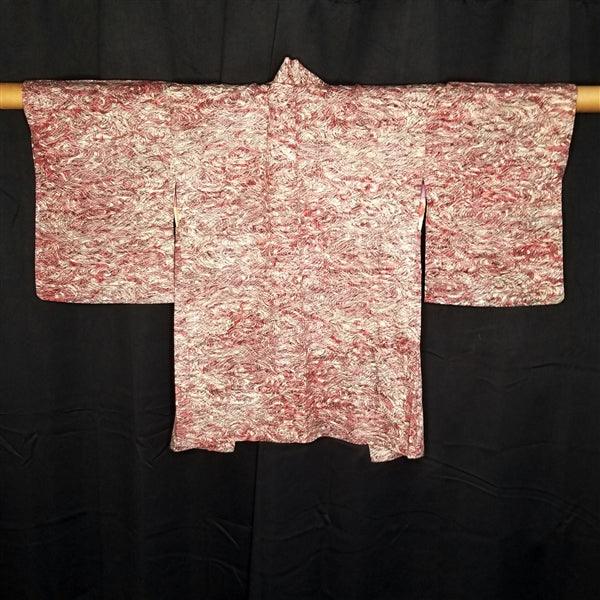 "Red Layers" Vintage Japanese Haori - Kyoto Kimono