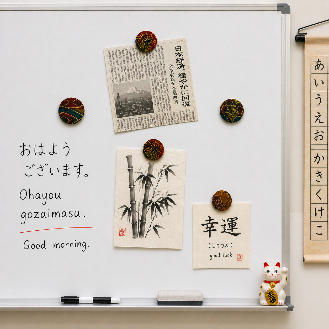 "Sapporo" Japanique Magnets
