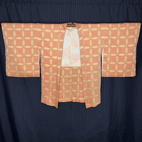 "Shibori Shippo" Woman's Vintage Haori - Kyoto Kimono