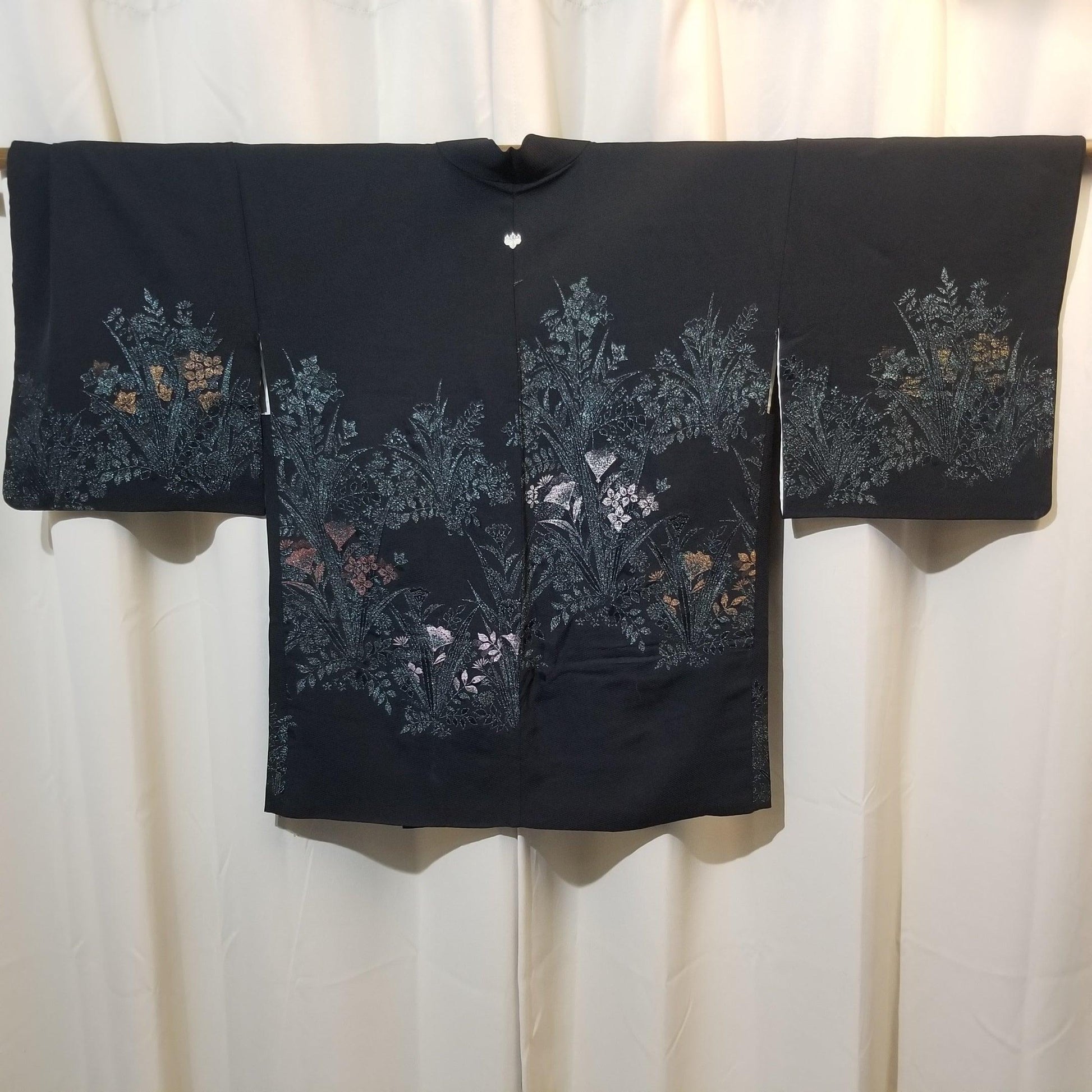 "Sparkle Garden" Vintage Haori - Kyoto Kimono