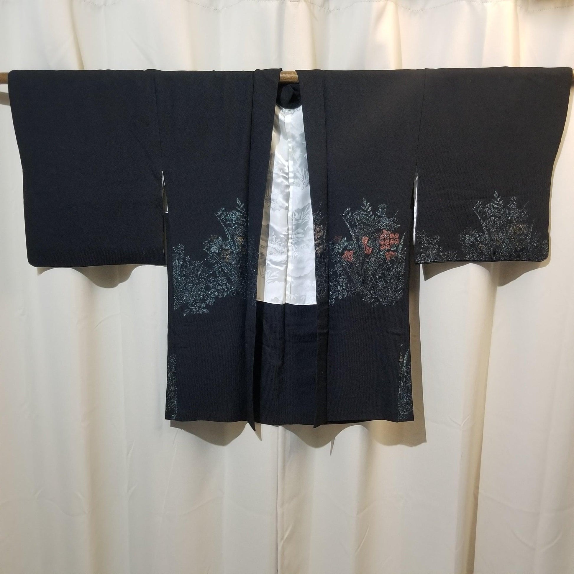 "Sparkle Garden" Vintage Haori - Kyoto Kimono
