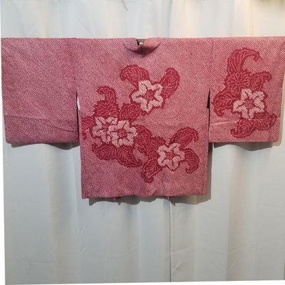 "Star Flower" Vintage Shibori Haori - Kyoto Kimono