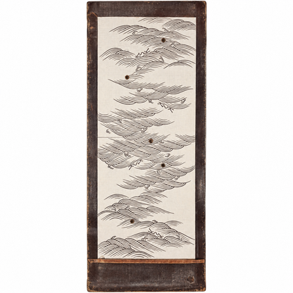 "Katagami Waves" Blemish Bin Stencil
