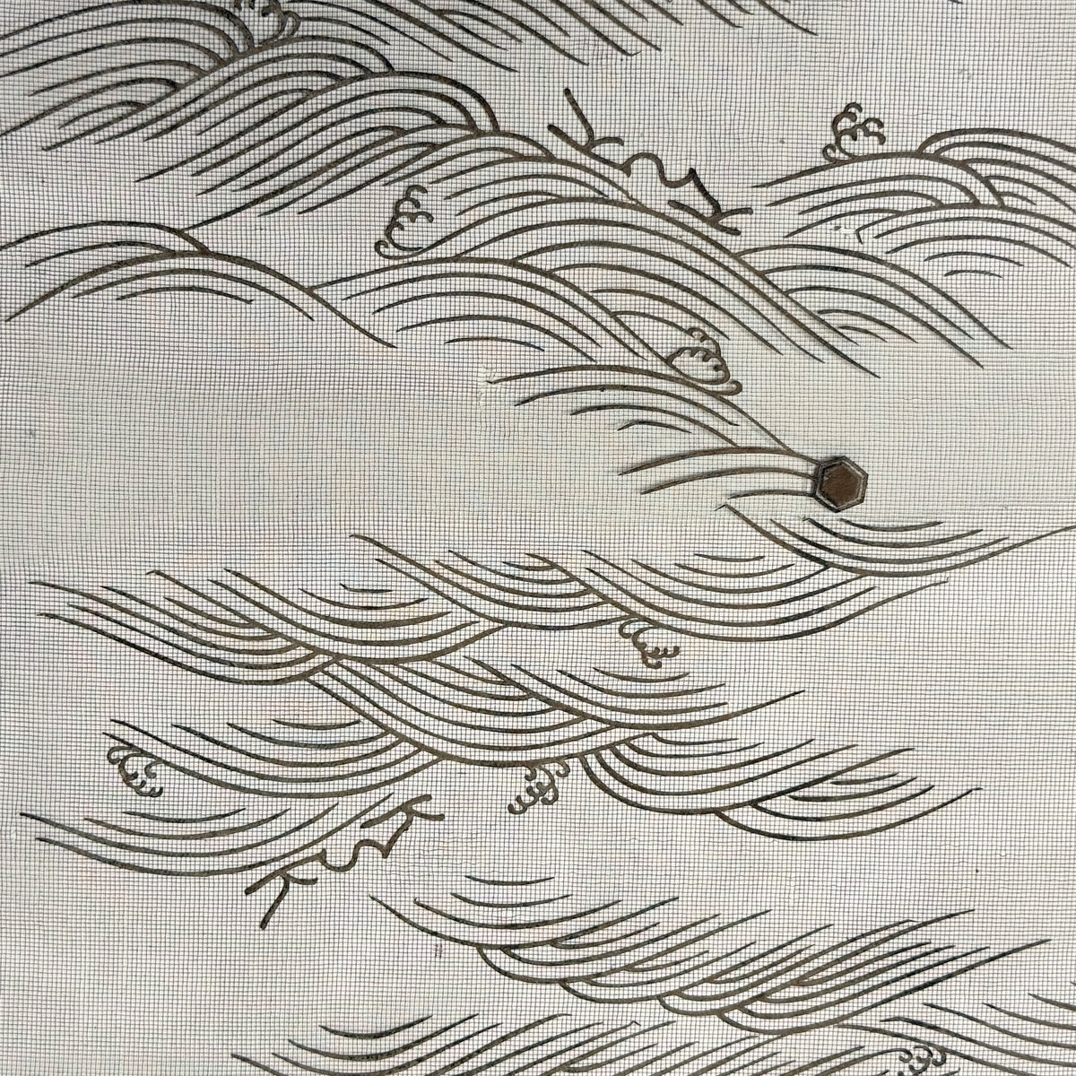 "Katagami Waves" Blemish Bin Stencil