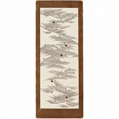 "Ocean Rhythm" Vintage Katagami Stencil