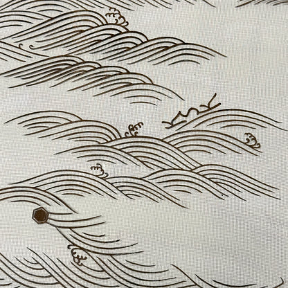 "Ocean Rhythm" Vintage Katagami Stencil