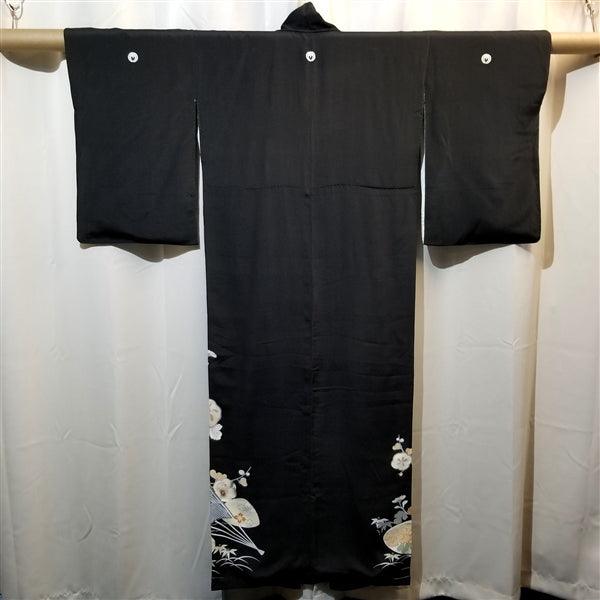 "Subtlety" Vintage Tomesode - Kyoto Kimono