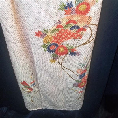 "Summer Fans" Vintage Kimono - Kyoto Kimono