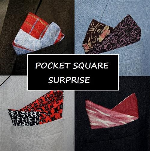 "Surprise Me" Pocket Square - Kyoto Kimono