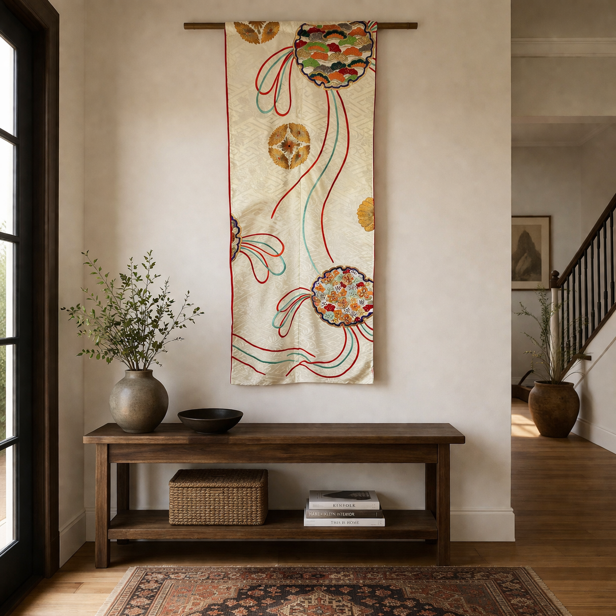 "Snowflake Garden" Japanique Tapestry