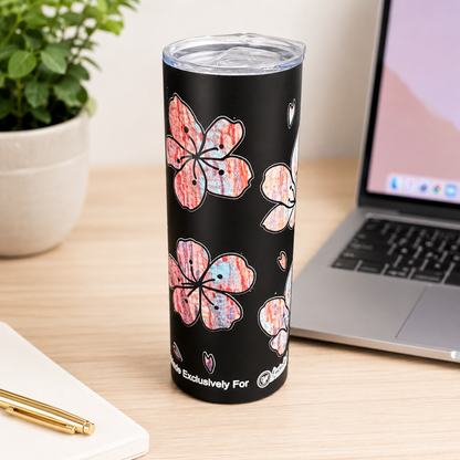 "Sakura at Night" Japanique Insulated Tumbler