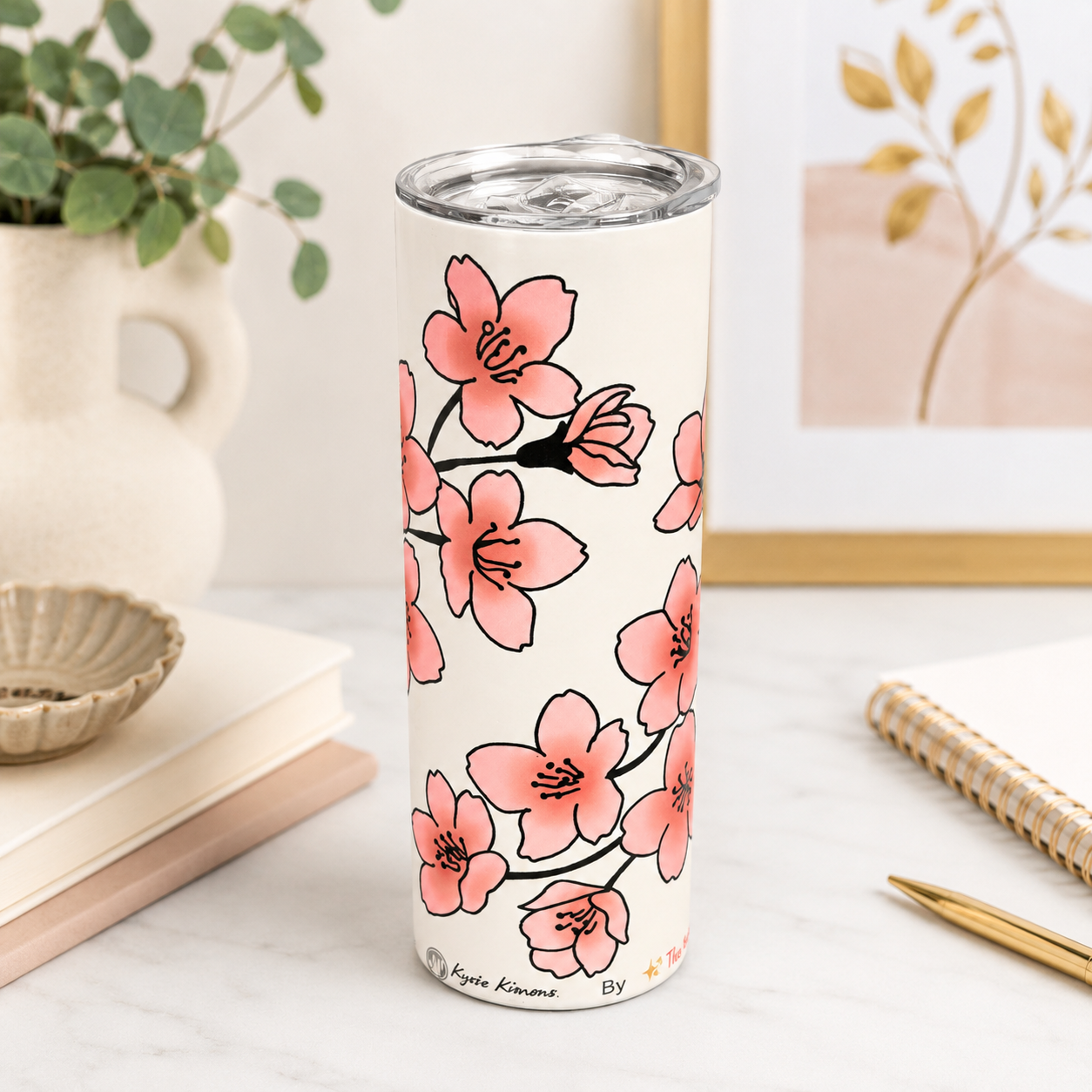 "Sakura A-Plenty" Japanique Insulated Tumbler