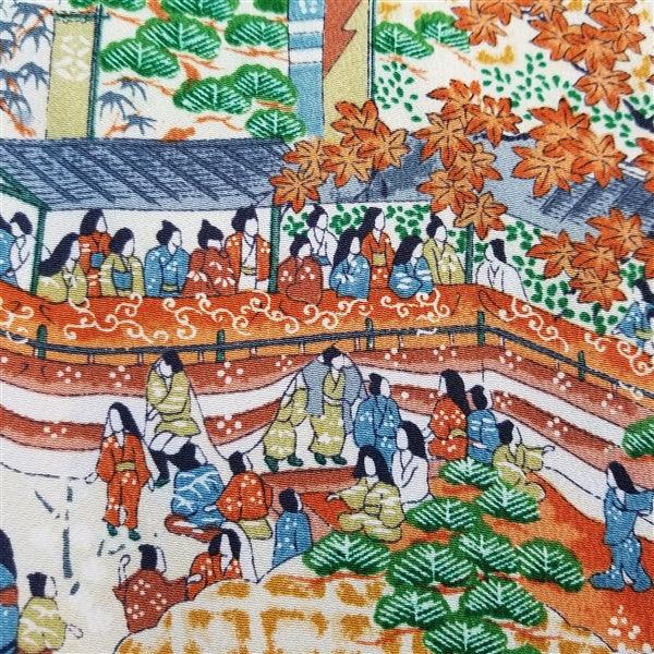 "Village Festival" Vintage Kimono - Kyoto Kimono