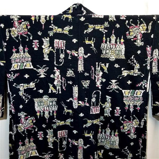 "Wild West" Vintage Haori - Kyoto Kimono